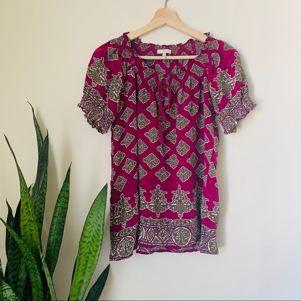 Joie silk blouse top